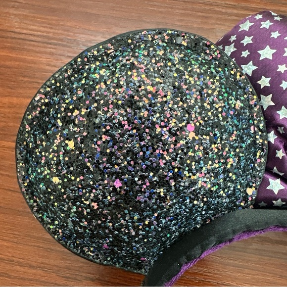 Disney Parks 2020 Minnie Ears Headband Midnight Magic Sparkle Celestial EUC - Picture 7 of 10